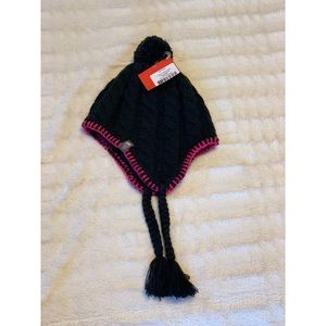 Sold-NWT North Face Youth Fuzzy Earflap Beanie
